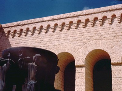 Interior of German war memorial