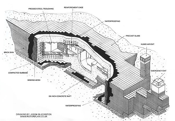 R1 Hole cutaway drawing