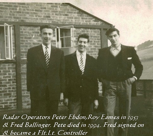 Roy, Pete Ebdon, Fred Ballinger