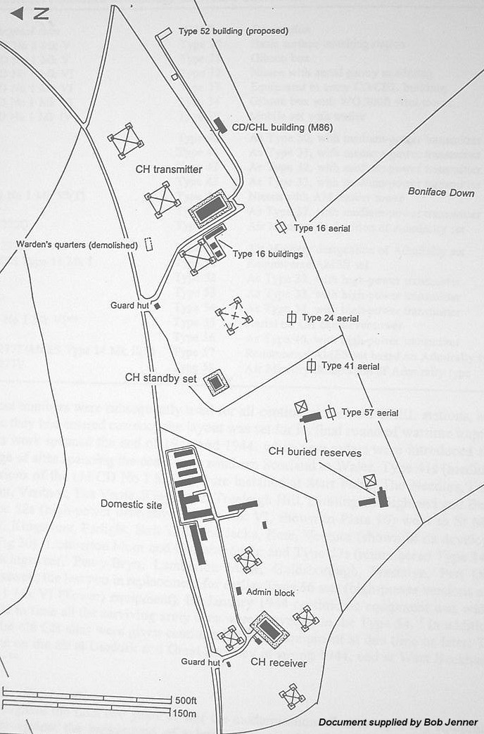 Plan of the site 1944