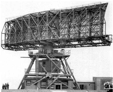 The massive Type80 Early Warning Radar